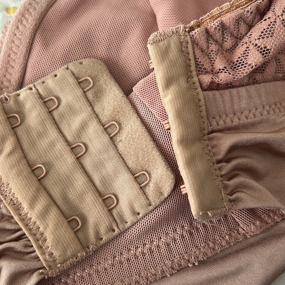 Aerie Soft‎ & Smooth Endless Lace Stretch Triangle Bralette Bra XL in Raw Sienna - Picture 12 of 16